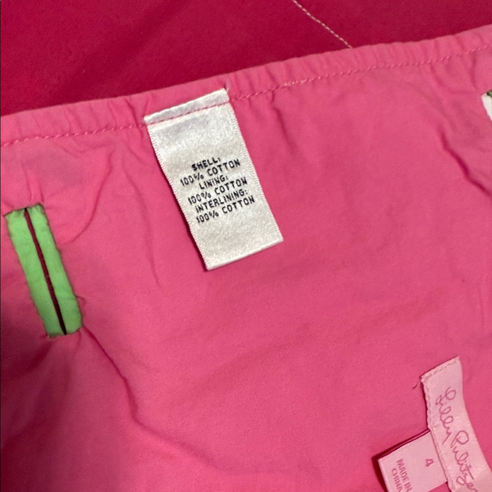 Lilly Pulitzer Pink Patchwork Reversible Wrap Sty… - image 7